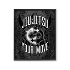 Brazilian Jiu-jitsu Chess Kings Framed Canvas Print Gallery Image 6