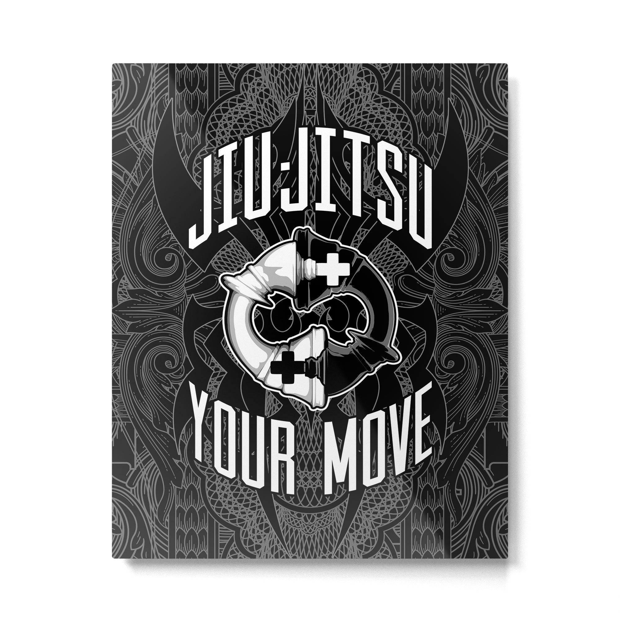 Brazilian Jiu-jitsu Chess Kings Metal Print Gallery Image 4