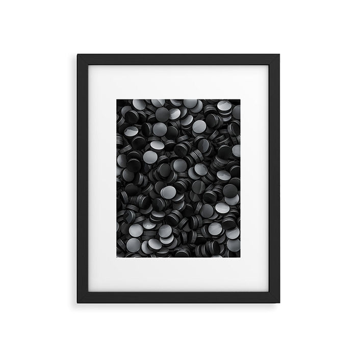 Hockey pucks Framed Art Print Gallery Image 1