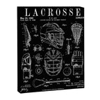 Lacrosse Player Equipment Vintage Patent Drawing Print Canvas Print Gallery Image 8