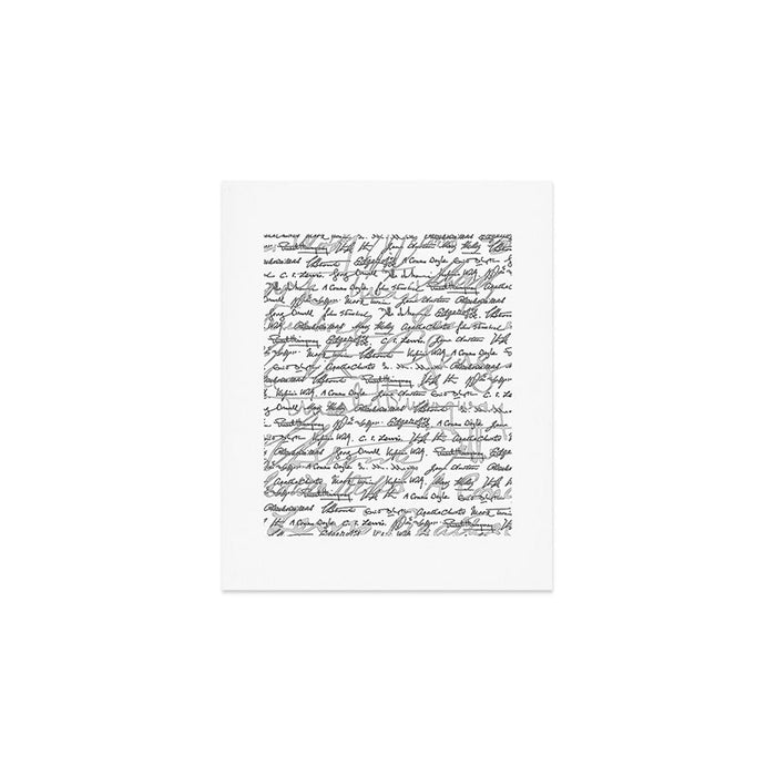 Literary Giants Pattern II Art Print Gallery Image 1