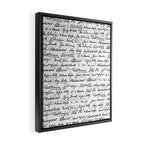 Literary Giants Pattern II Framed Canvas Print Gallery Image 2