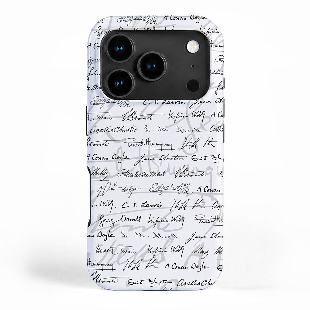 Literary Giants Pattern II iPhone Case Gallery Image 1