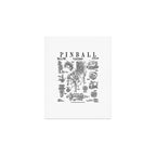 Pinball Arcade Gaming Machine Vintage Gamer Patent Print Art Print Gallery Image 1