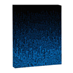 Reboot III BLUE Computer Circuit Board Pattern Canvas Print Gallery Image 8