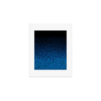 Reboot III BLUE Computer Circuit Board Pattern Art Print Gallery Image 1