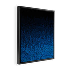 Reboot III BLUE Computer Circuit Board Pattern Framed Canvas Print Gallery Image 2