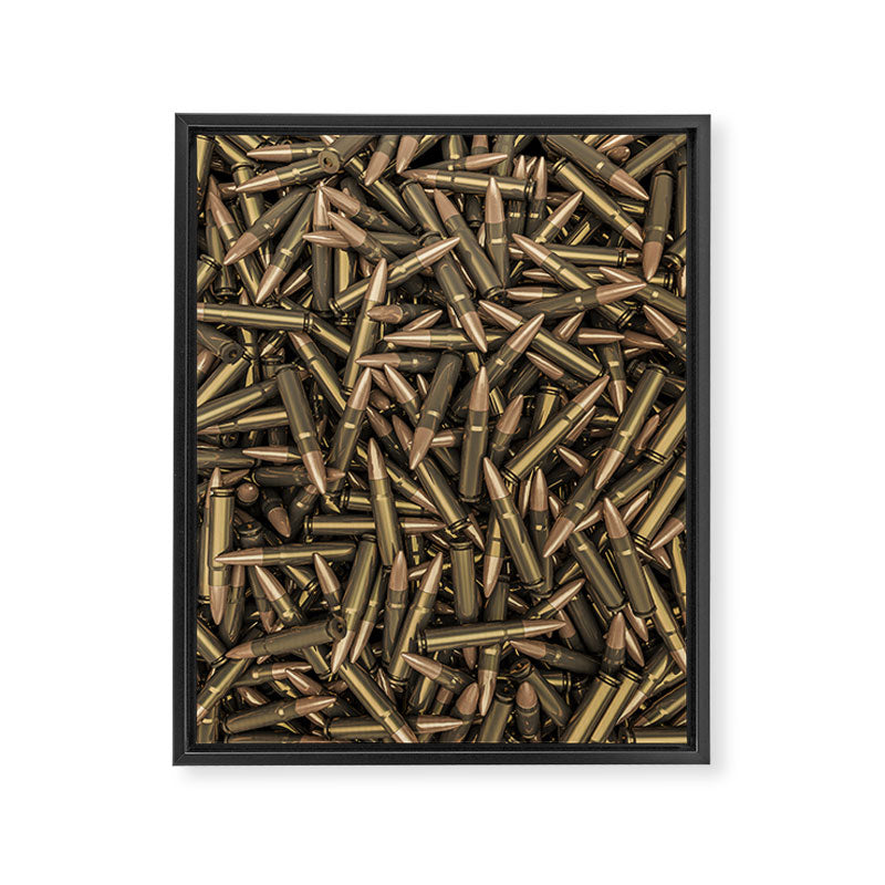 Rifle bullets Framed Canvas Print Gallery Image 8