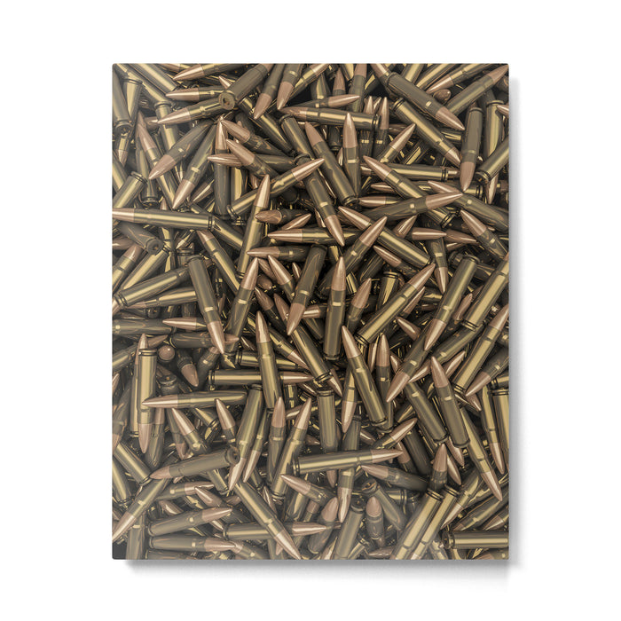 Rifle bullets Metal Print Gallery Image 1