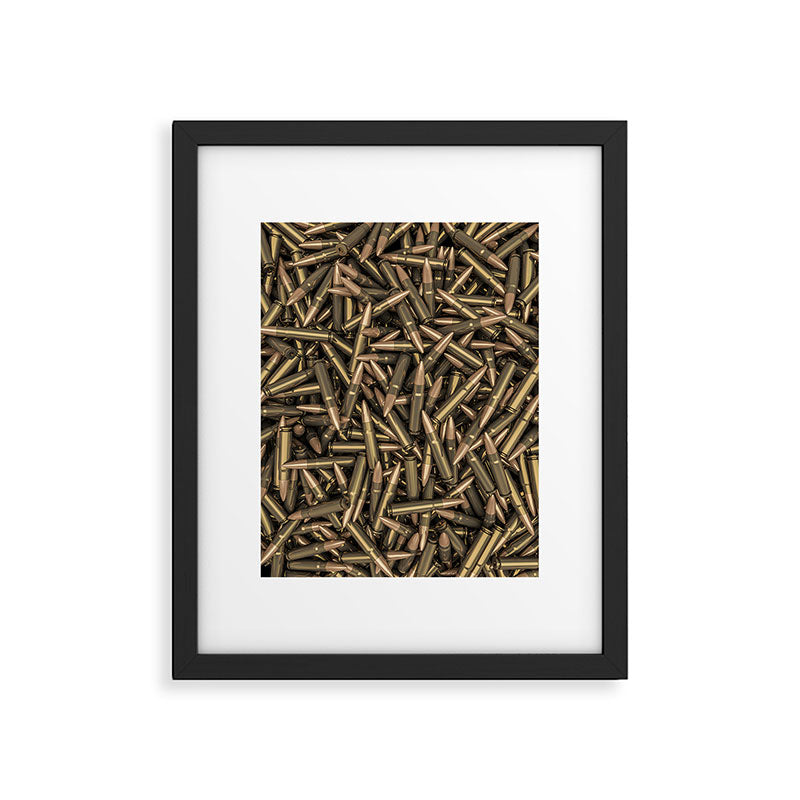 Rifle bullets Framed Art Print Gallery Image 6