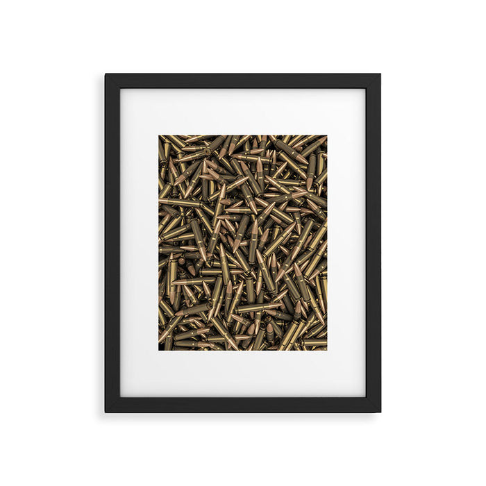 Rifle bullets Framed Art Print Gallery Image 1