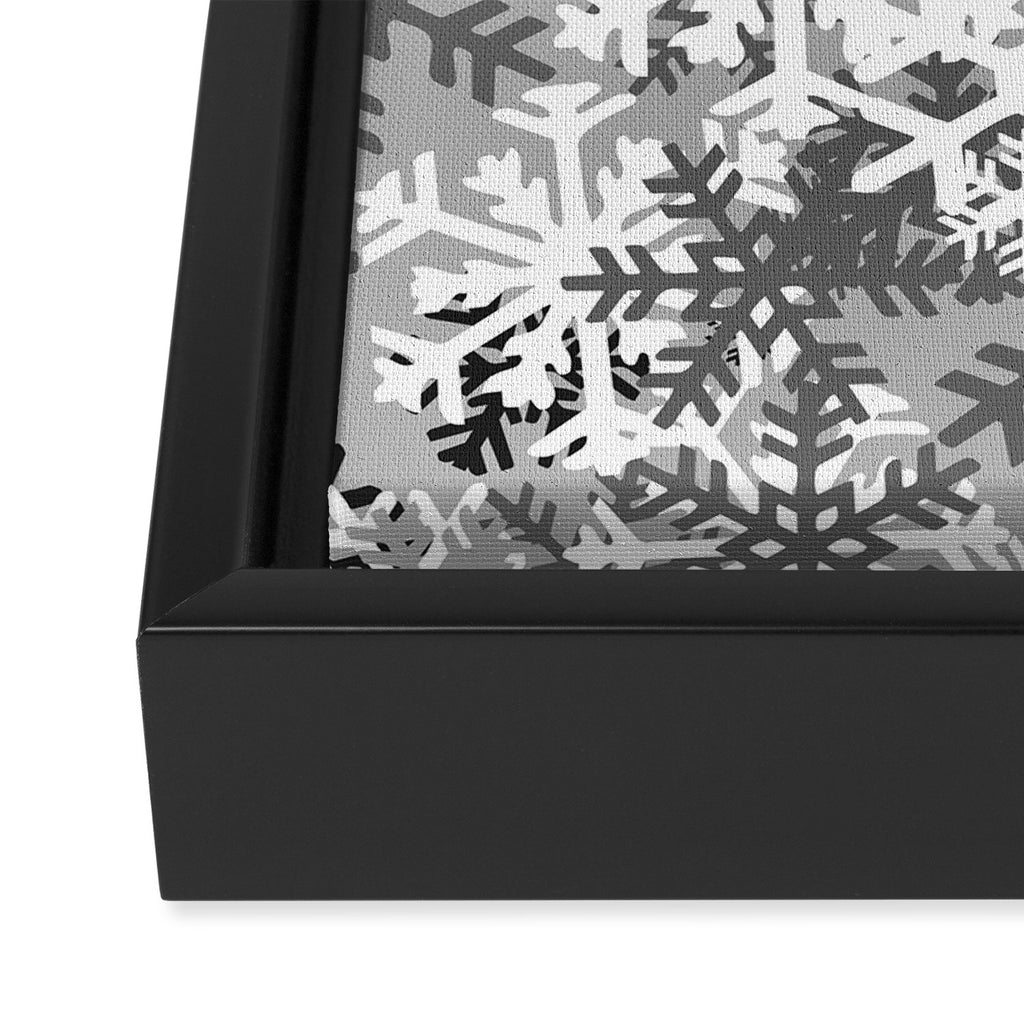 Snowflake Camo Framed Canvas Print Gallery Image 3