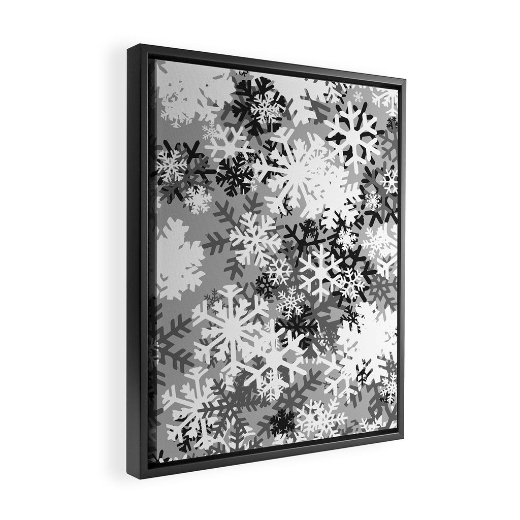 Snowflake Camo Framed Canvas Print Gallery Image 2