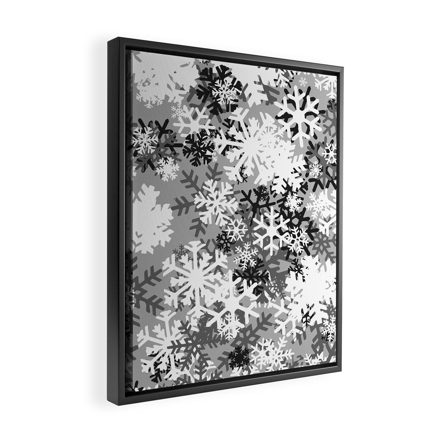 Snowflake Camo Framed Canvas Print Gallery Image 2