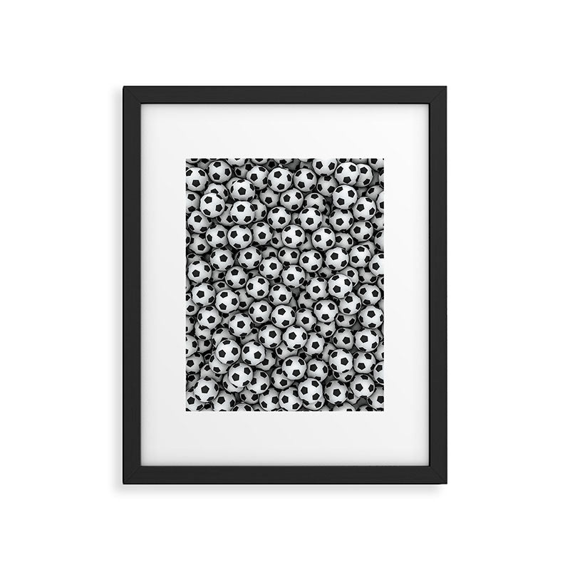 Soccer balls Framed Art Print Gallery Image 6