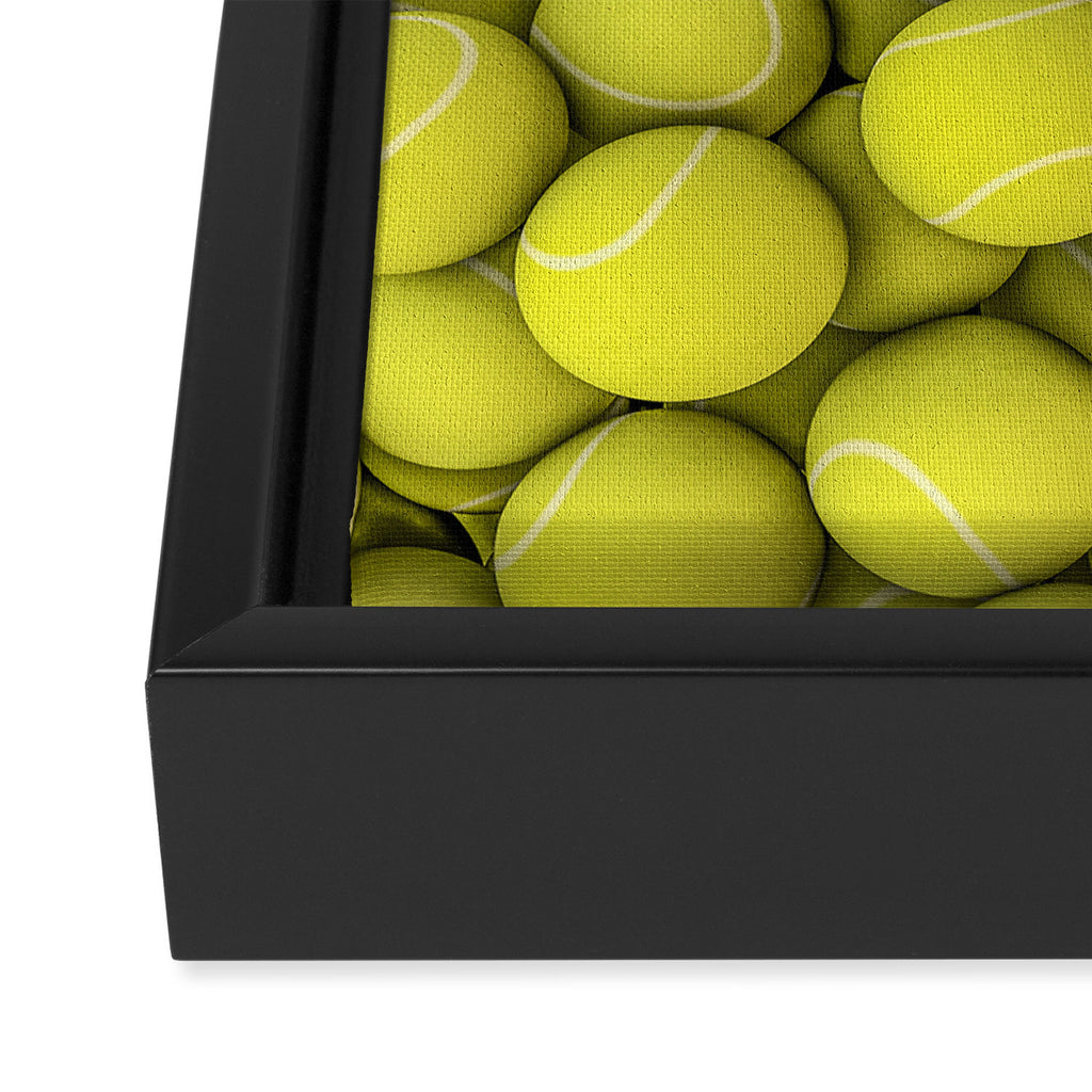 Tennis balls Framed Canvas Print Gallery Image 3
