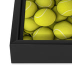 Tennis balls Framed Canvas Print Gallery Image 3