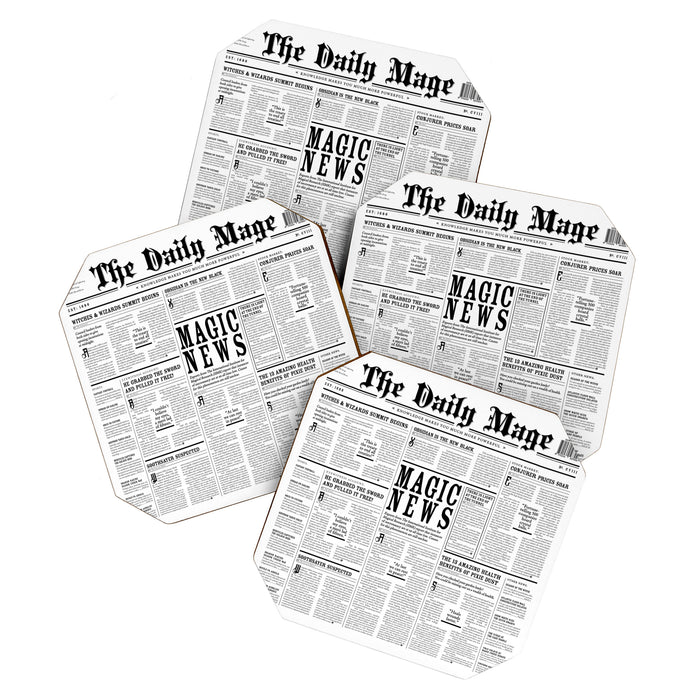 The Daily Mage Fantasy Newspaper Coaster Gallery Image 1
