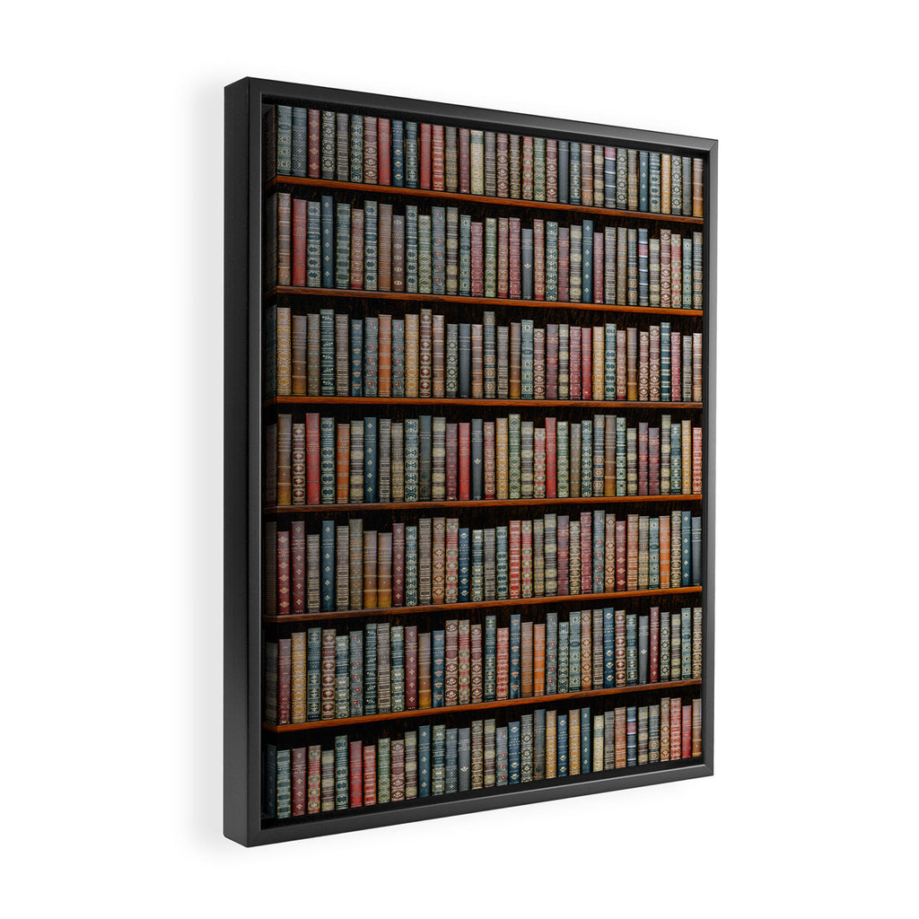 The Library Framed Canvas Print Gallery Image 2