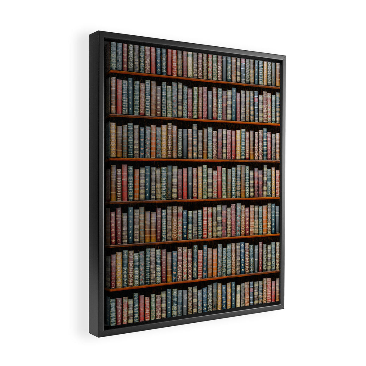 The Library Framed Canvas Print Gallery Image 2