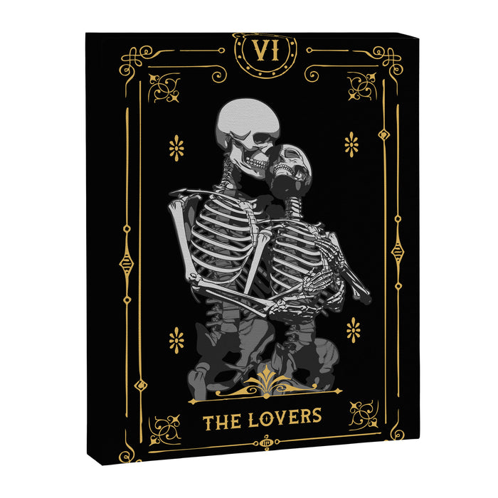The Lovers VI Tarot Card Canvas Print Gallery Image 1
