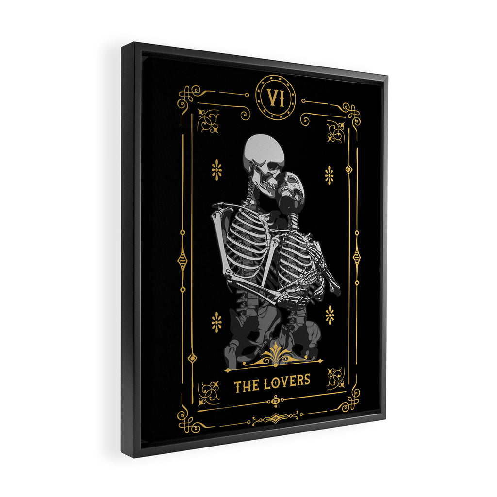 The Lovers VI Tarot Card Framed Canvas Print Gallery Image 2