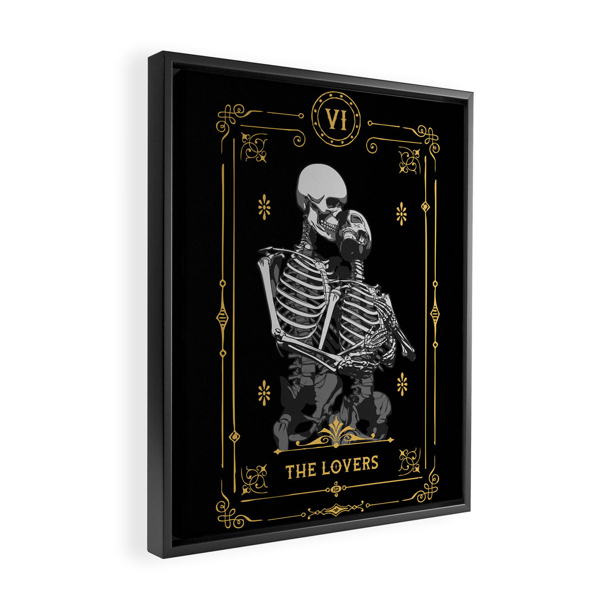 The Lovers VI Tarot Card Framed Canvas Print Gallery Image 2