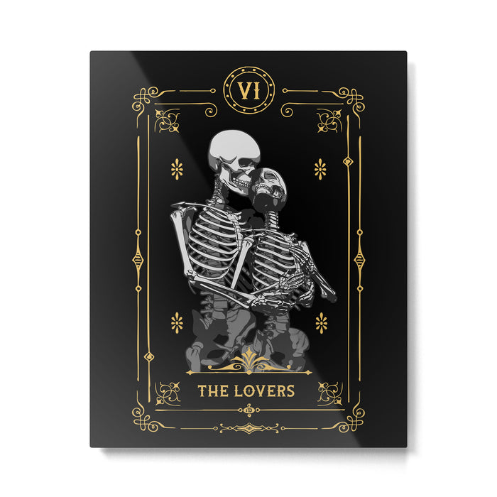 The Lovers VI Tarot Card Metal Print Gallery Image 1