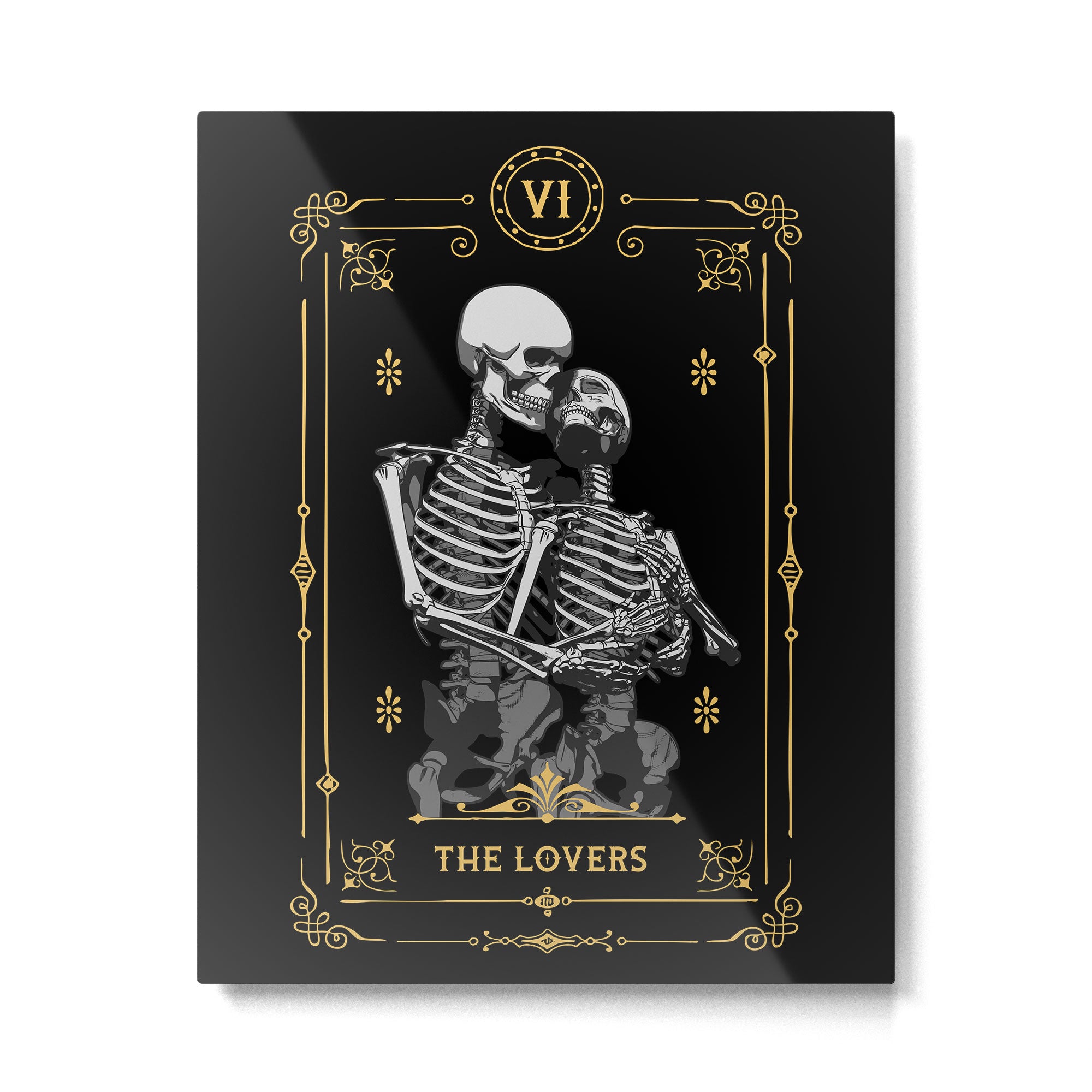 The Lovers VI Tarot Card Metal Print Gallery Image 4