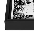 Why Book Boyfriends Are Better Funny Bookish Romance Cover Framed Canvas Print Gallery Image 3