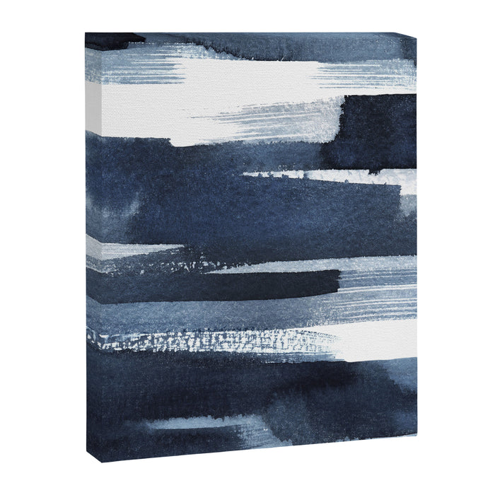 Blue Brush Canvas Print Gallery Image 1
