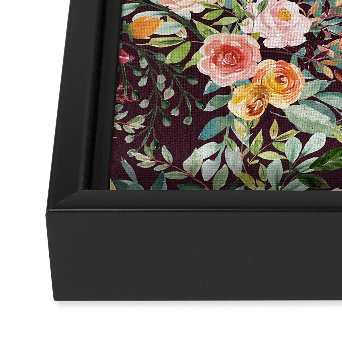 Fall Floral Framed Canvas Print Gallery Image 3