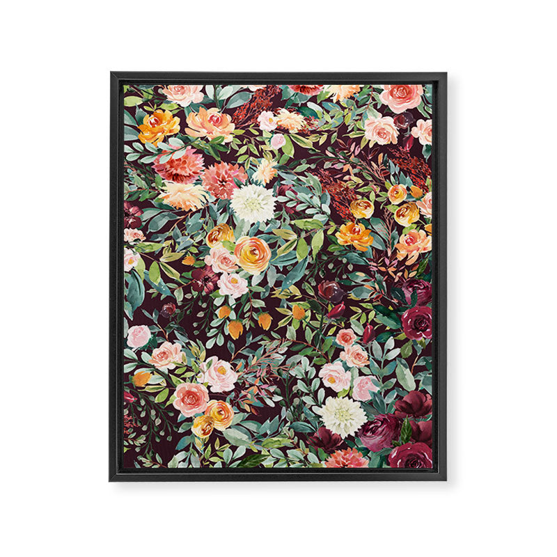 Fall Floral Framed Canvas Print Gallery Image 8