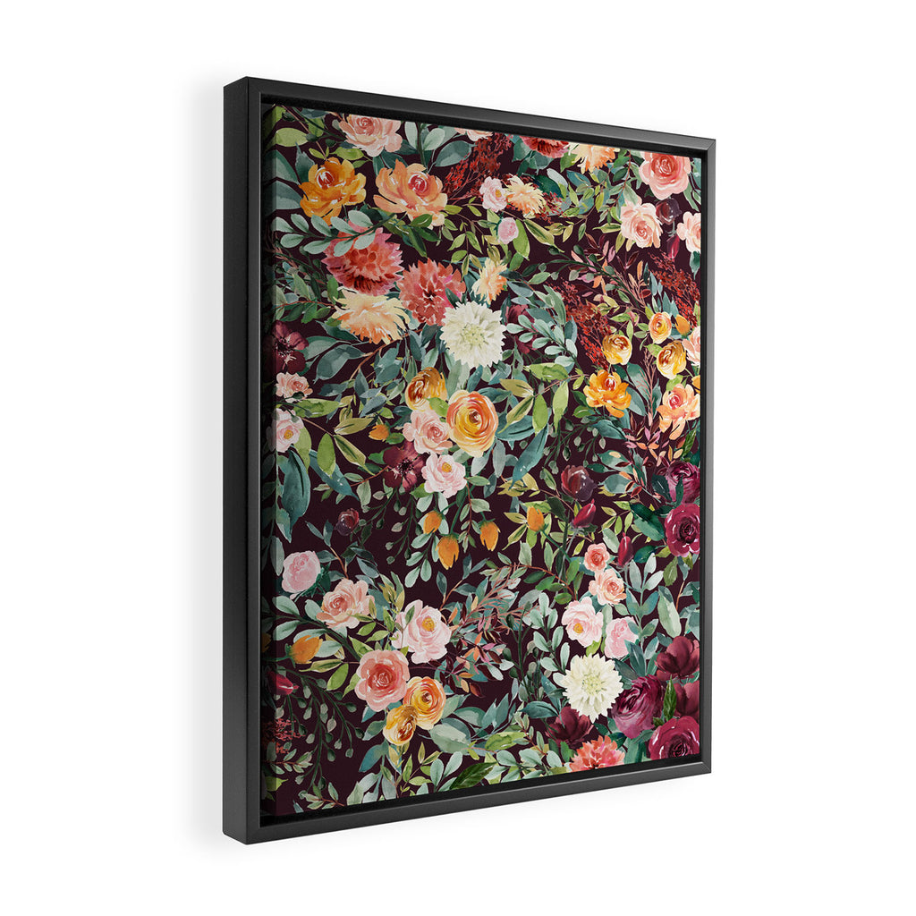 Fall Floral Framed Canvas Print Gallery Image 2