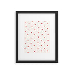 Mini Hearts Framed Art Print Gallery Image 5
