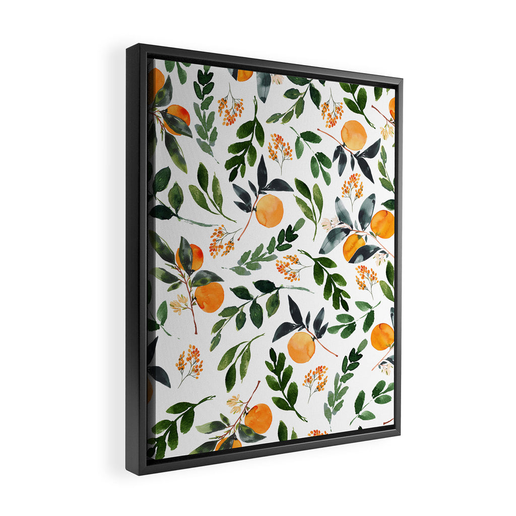 Orange Grove Framed Canvas Print Gallery Image 2