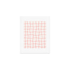 Pink Woven Print Art Print Gallery Image 1