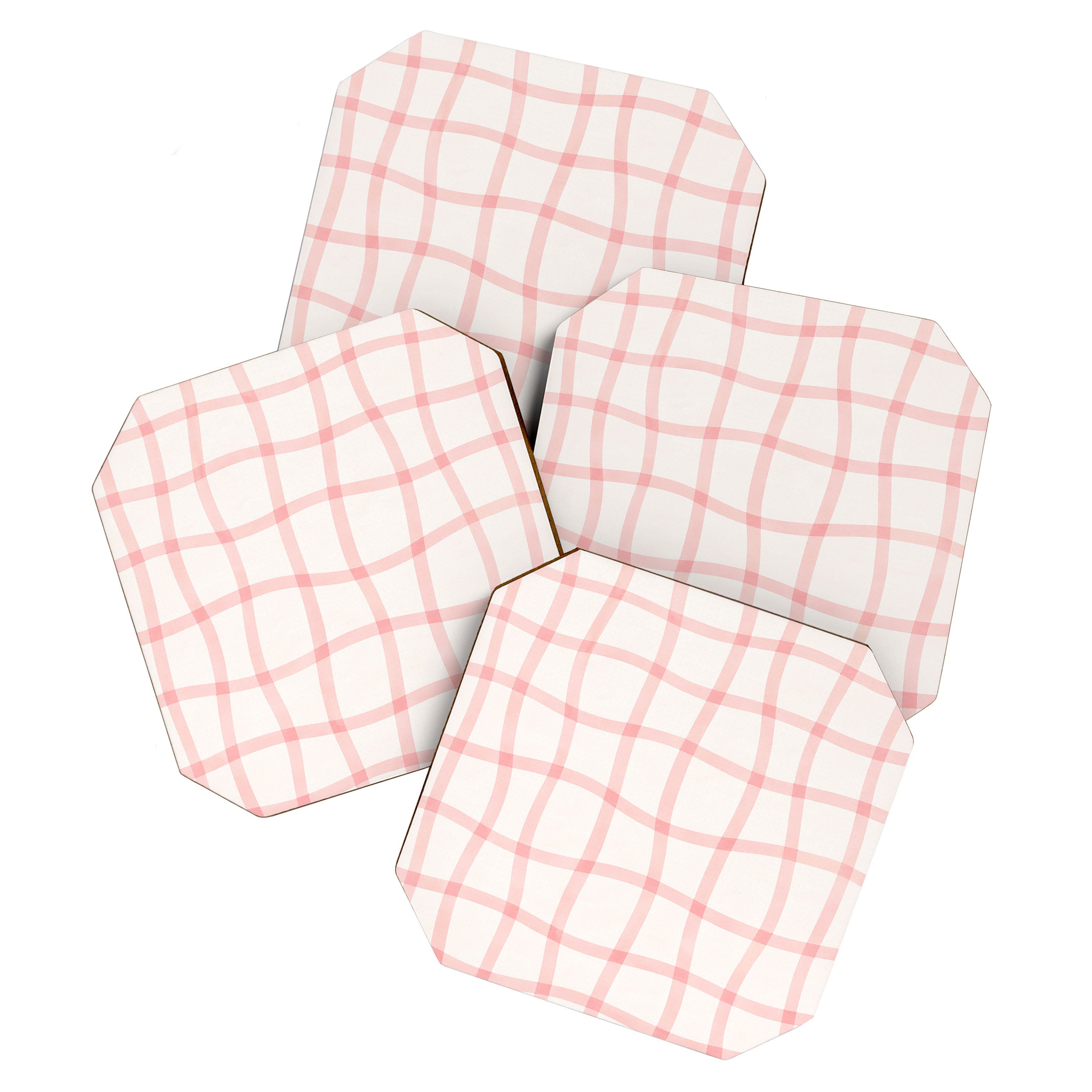 Pink Woven Print Coaster Gallery Image 1