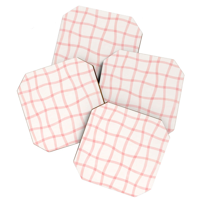 Pink Woven Print Coaster Gallery Image 1