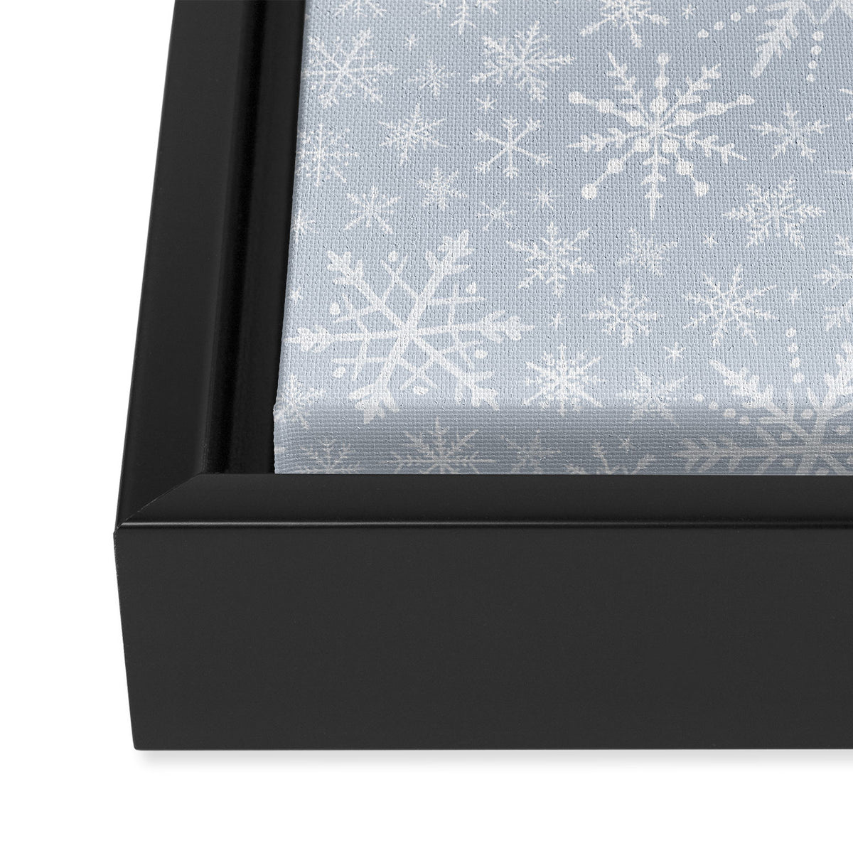 Snowflakes Framed Canvas Print Gallery Image 3
