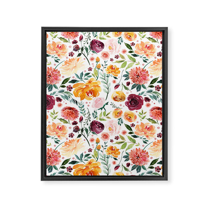 Spring Garden Framed Canvas Print Gallery Image 1