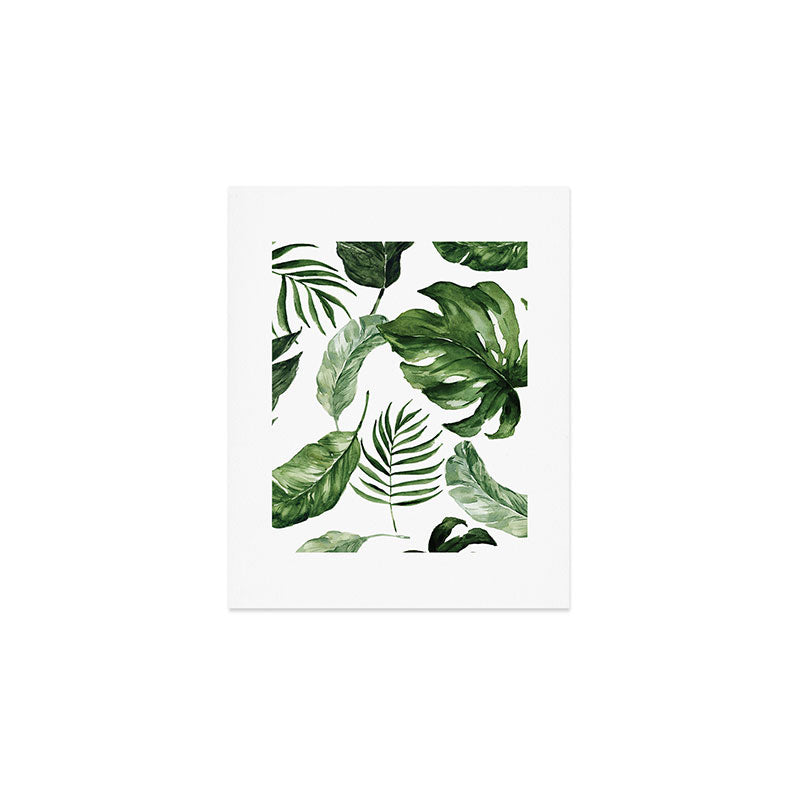 Tropical Leaf Art Print Gallery Image 1