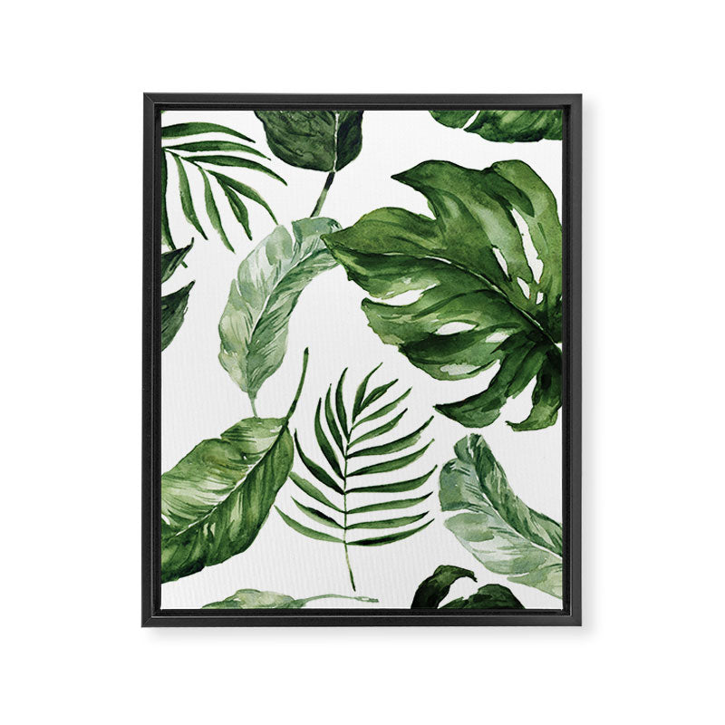 Tropical Leaf Framed Canvas Print Gallery Image 8