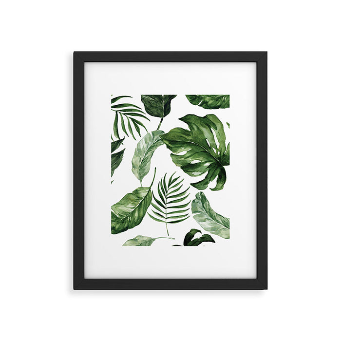 Tropical Leaf Framed Art Print Gallery Image 1