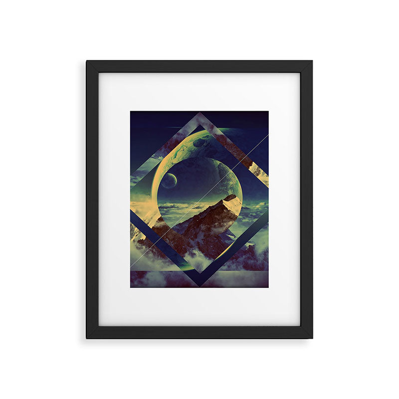 Abstract Mountains Framed Art Print Gallery Image 5