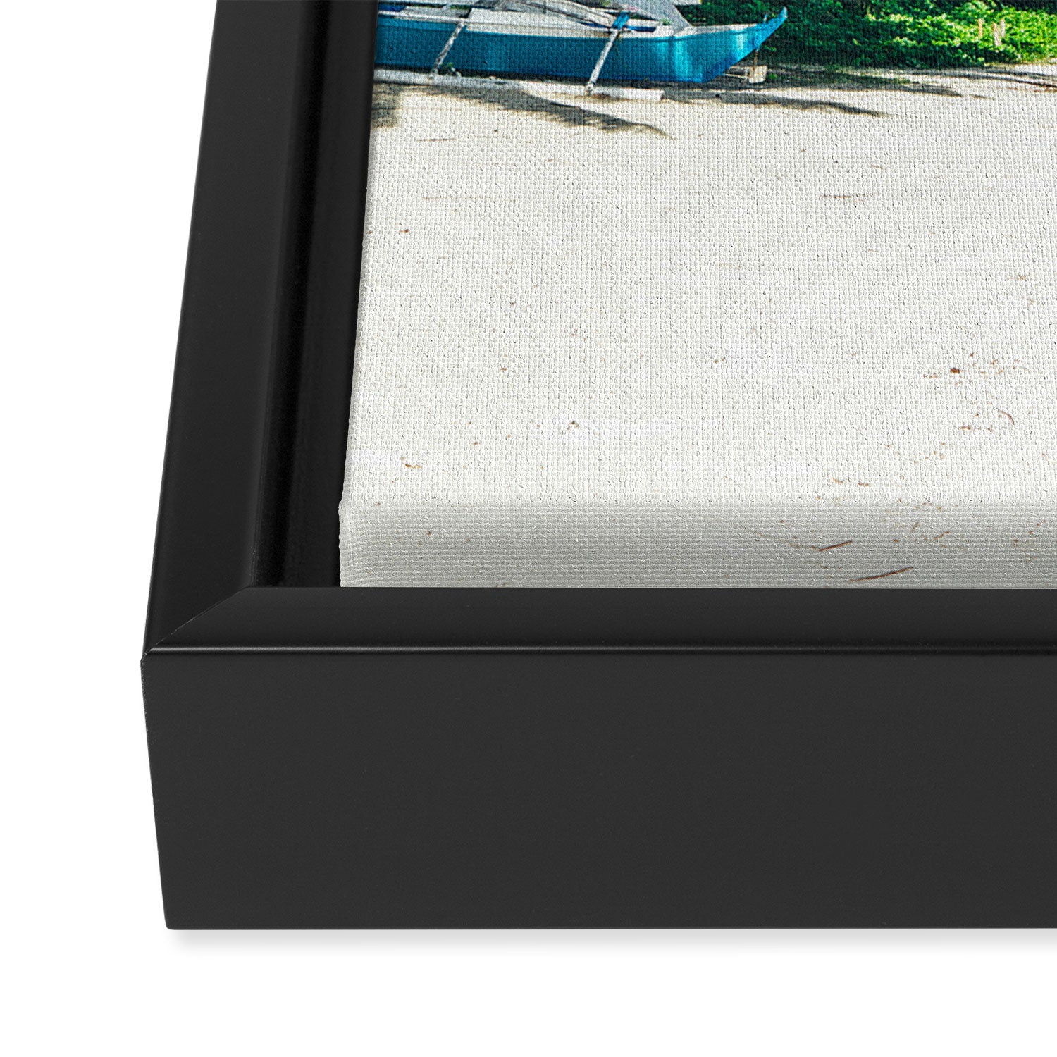 Amazing Seaside Framed Canvas Print Gallery Image 3