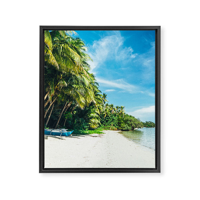 Amazing Seaside Framed Canvas Print Gallery Image 1