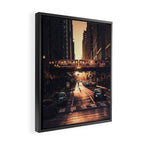 Chicago City Framed Canvas Print Gallery Image 2
