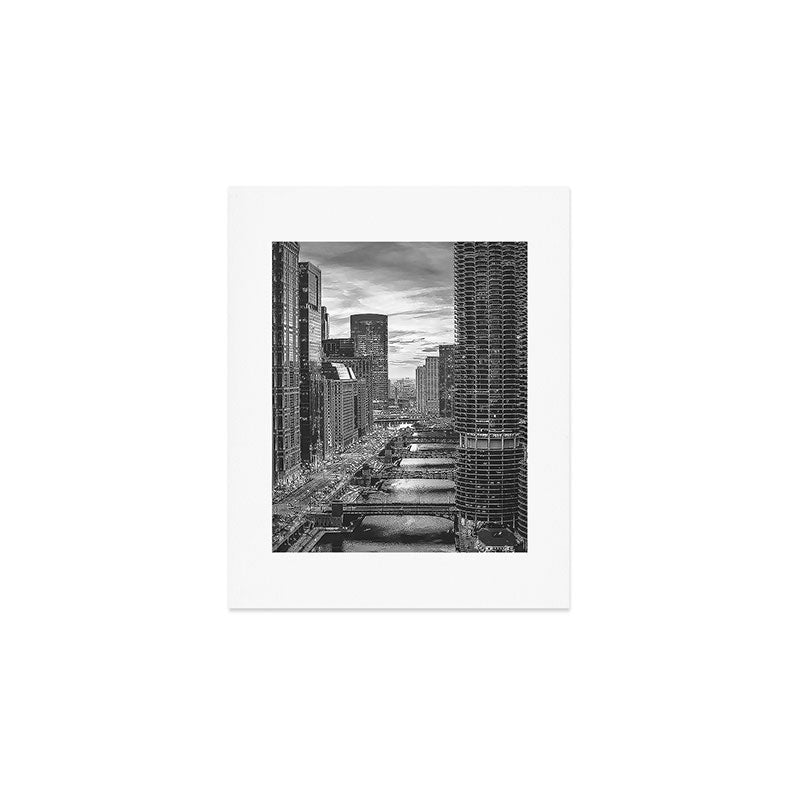 Chicago Skyline Art Print Gallery Image 1