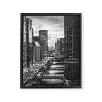 Chicago Skyline Framed Canvas Print Gallery Image 6